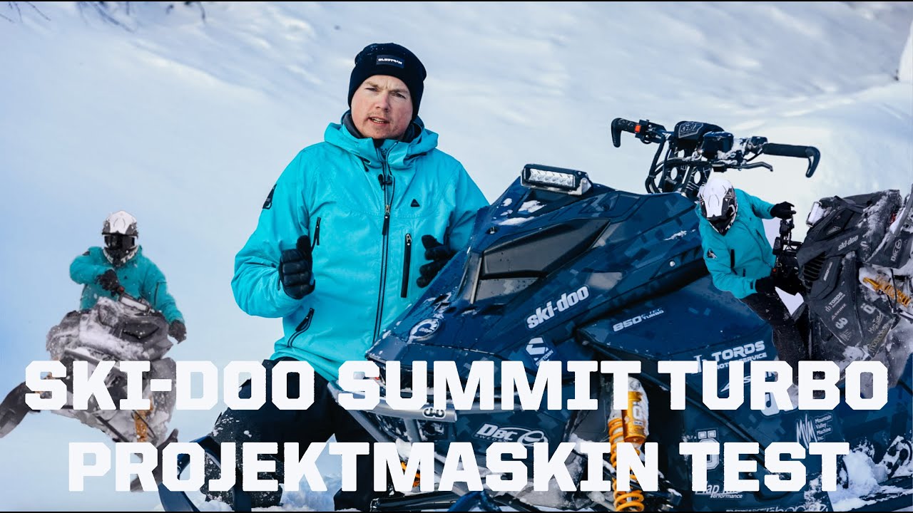 SLEDTRAX SKI-DOO SUMMIT 850 E-TEC TURBO PROJECT SLED IS BEING TESTED (ENG SUB)