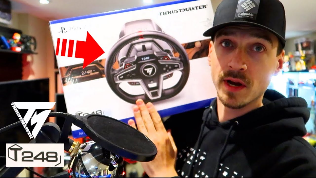 BRAND NEW Thrustmaster T248 Hybrid Drive UNBOXING / First Turn On