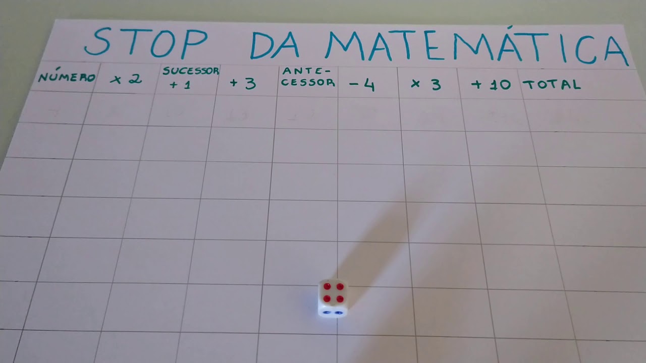 Stop um jogo matematico