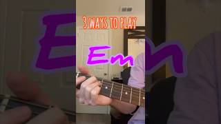 3 Ways to Play E Minor #acts238#jesussaves#guitarlesson #guitar #music #song #songs #learning#chords
