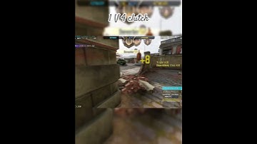 1v4 SnD clutch #codm #shorts