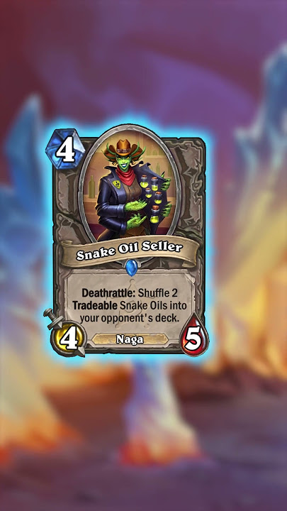 Our Hearthstone Showdown in the Badlands card reveal is snakes all the way  down