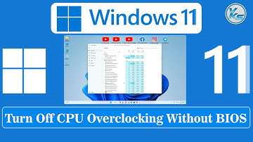 ✅ How To Turn Off CPU Overclocking in Windows 11 Under a Minute (Without BIOS)