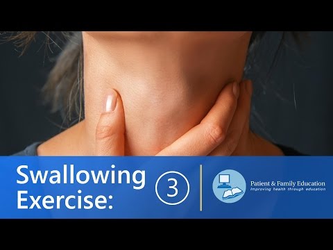 Swallowing Exercises - Practice Closing Your Wind Pipe [Exercise 3 of 3]