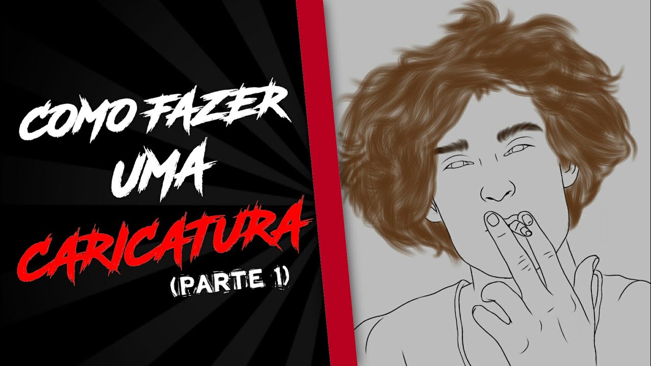 COMO FAZER CARICATURA PELO CELULAR (PARTE 1) ESBOÇO