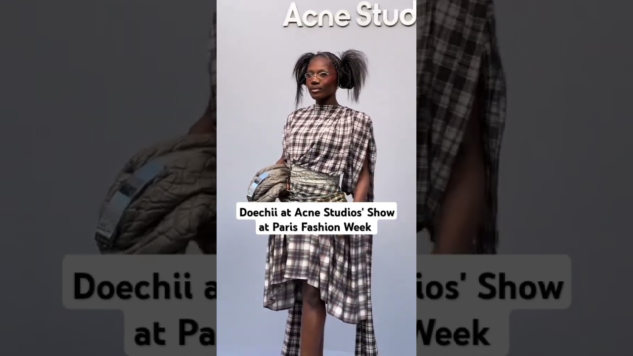 Doechii at Acne Studios' FW25 Show at Paris Fashion Week was a vision! 