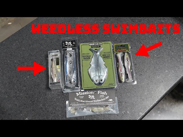 Our Top 5 Favorite Weedless Soft Swimbaits To Catch Big Bass! 