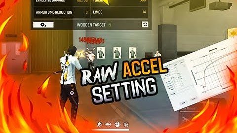 RAW ACCEL NO RECOIL SETTING | 99.99% HEADSHOT RATE | ONLY HEADSHOT SETTING