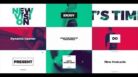 Dynamic Opener ( After Effects Project Files ) ★ AE Templates ★ 2018