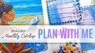 Catchup Plan With Me B6 Stalogy From Scratch Monthly Setups