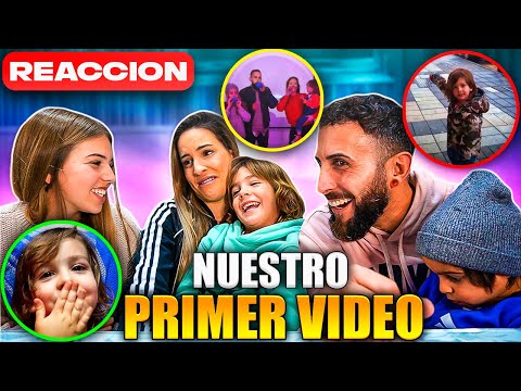 RACCIONAMOS A NUESTRO PRIMER VÍDEO Y DYLAN SE EMOCIONA AL VERSE TAN PEQUEÑITO | Familia Amiguindy