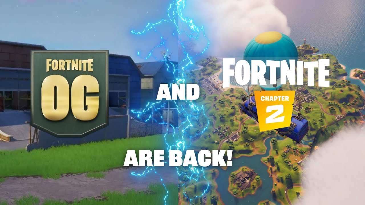 Fortnite Chapter 1 And 2 IS BACK! - YouTube