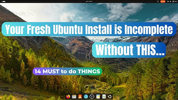 14 cruciale dingen om te doen na de installatie van Ubuntu 25.04 | Maak UBUNTU soepeler, sneller ...