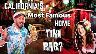 Vintage Tiki Inside Spikes Breezeway: California's Most Famous Home Tiki Bar