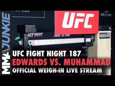 UFC Fight Night 187 official weigh-ins | 12pm/Eastern
