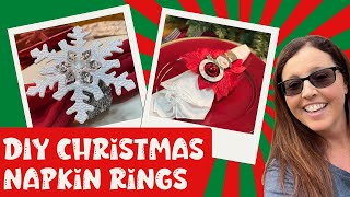 2 Fun & Easy Low Cost DIY Christmas Napkin Ring Ideas