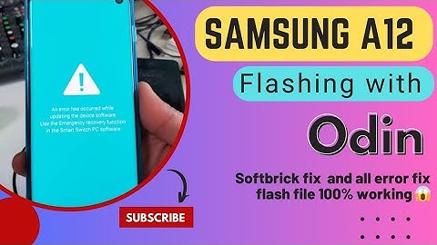 🔥😱Samsung a12 full flashing 2023 || Samsung a125f flash file 2023 || How to flash Samsung a12