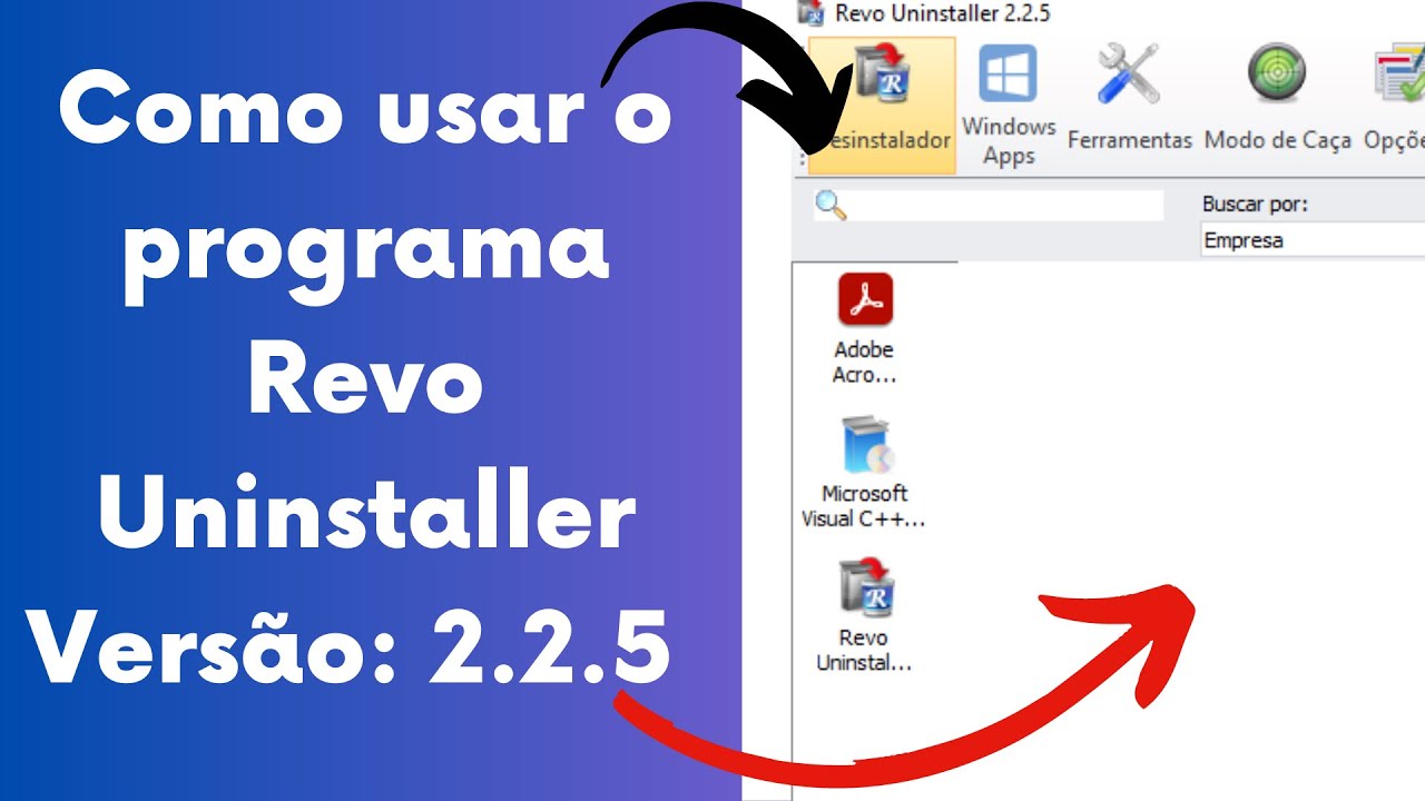 Programa Revo Como usar o programa Revo Uninstaller 2.2.5 no PC, Notebook e Netbook ...