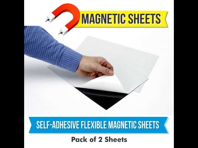 DIYMAG Magnetic Adhesive Sheets,, 8 x 10