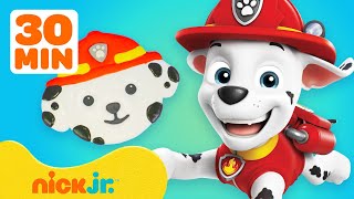 Make PAW Patrol Characters w\/ Fluffy Slime! with Marshall 🐶  30 Minute Compilation | Nick Jr.