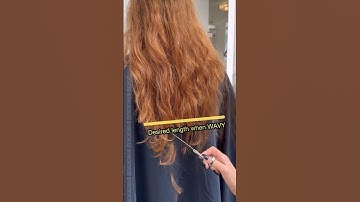Cutting naturally wavy hair
