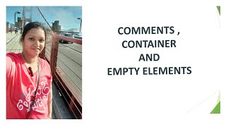 Comments,container &Empty elements #preethisknowledgehub #html #htmlattributes #computerknowledge