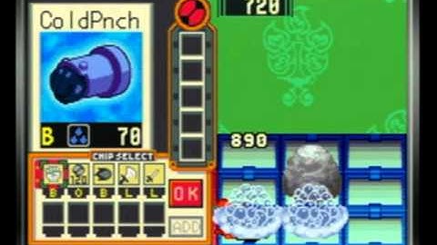 Megaman battle network 2 Cutman v2(hardmode)