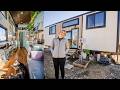 Her 3 bedroom tiny house  multi functional tiny living