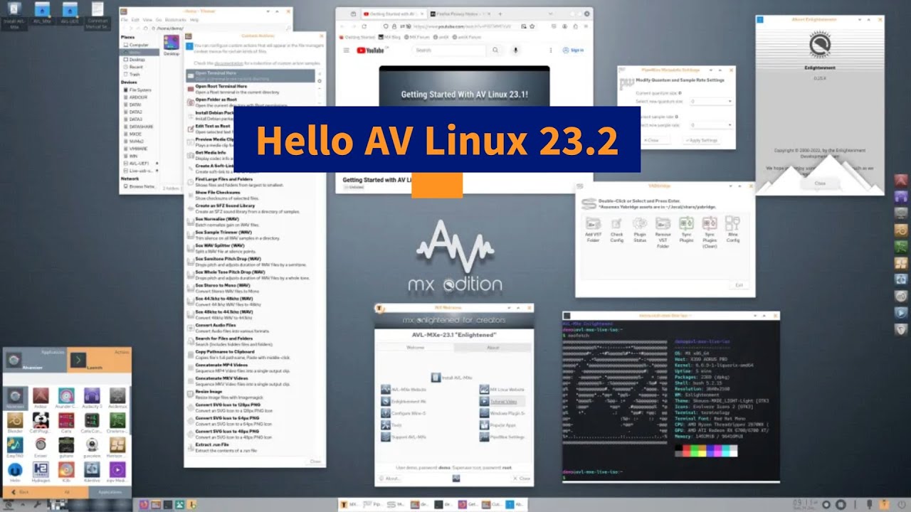 Hello AV Linux 23.2 - YouTube