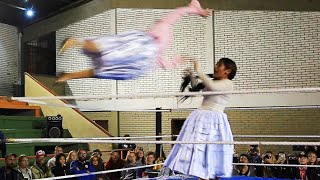 Cholita Wrestling in La Paz, Bolivia