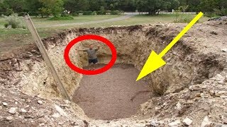 This Guy Dug A Huge Hole In His Backyard, What He Created Will AMAZE You!