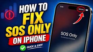 How to Fix SOS Only on iPhone – 2026 Complete Guide