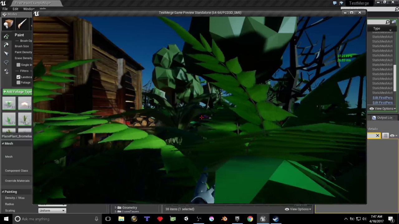 UE4 2017 04 18 Cave Prototype - YouTube