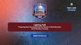 FedGeoDay 2026 - Lightning Talk - David Monday