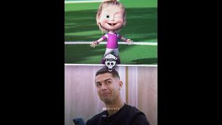 Ronaldo Reacts To Masha Imitating  Him 🤯🔥