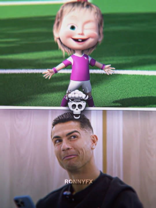 Ronaldo Reacts To Masha Imitating  Him 🤯🔥