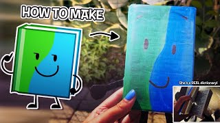 HOW TO TURN YOUR DICTIONARY INTO BOOK // BFDI CRAFT TUTORIAL