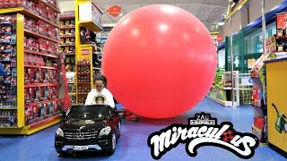 Bad Kids Driving Power Wheels Ride On Car - Giant Miraculous Balloon Stuck In Smyths Toys