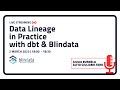 Data lineage in practice with dbt and blindata