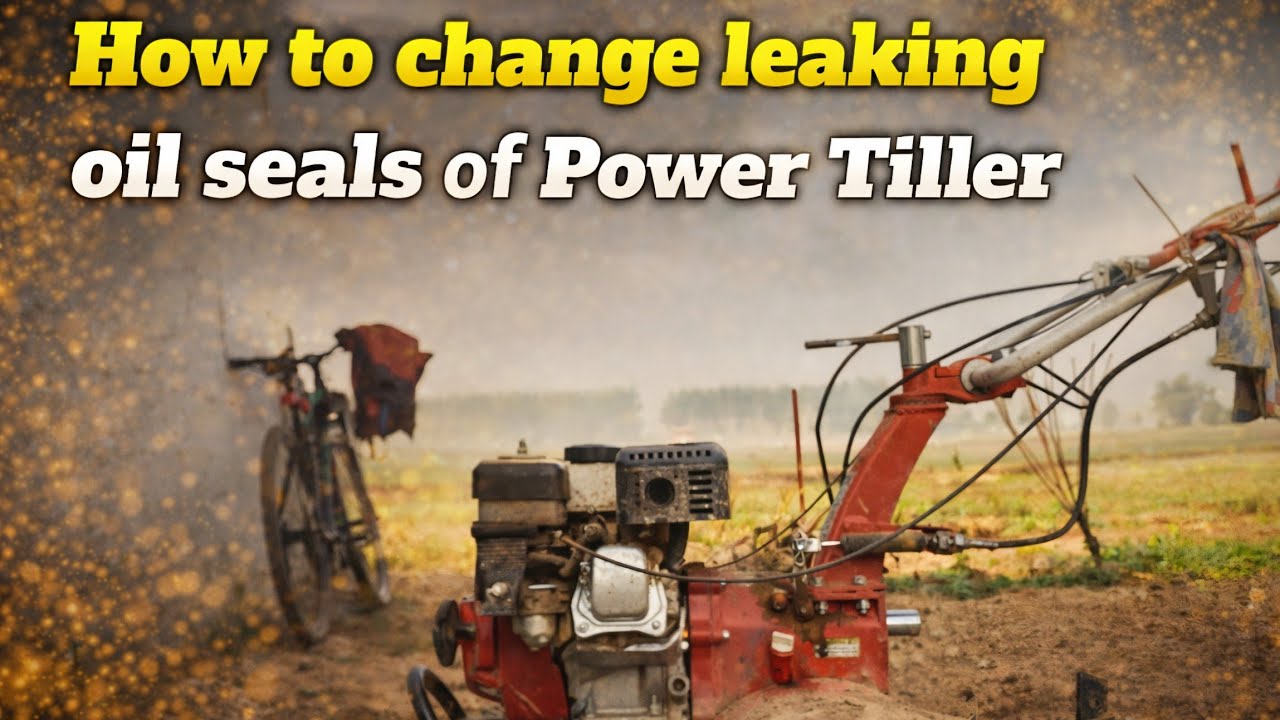 Leaking Power Tiller? Change Oil Seals Yourself & Save Money!