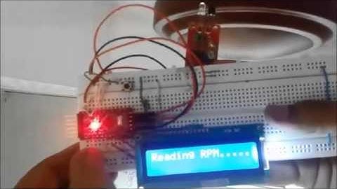 DIY Tachometer using Arduino -  Arduino systems videos # 7