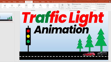 Traffic Light Animation PowerPoint | PowerPoint Presentation Topic Animation#powerpoint