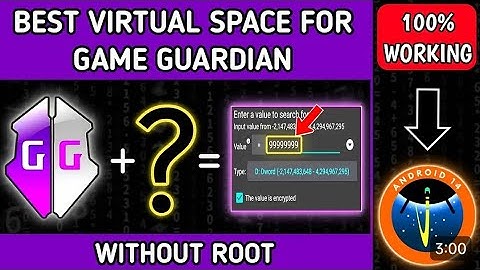 Best Virtual Space for Game Guardian Android 14(No Root) - 2024 #gameguardian #root #virtualspace