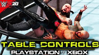 Famous WWE 2K20 How To Lay Your Opponent On A Table & How To Stack 2 Tables Wealth