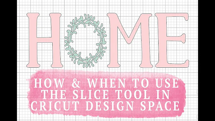 Công cụ slice trong Cricut Design Space: Cách và khi nào sử dụng!