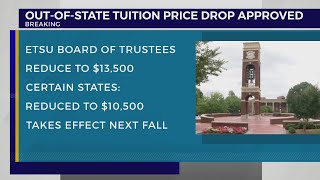 ETSU Board of Trustees approves drop in out-of-state tuition