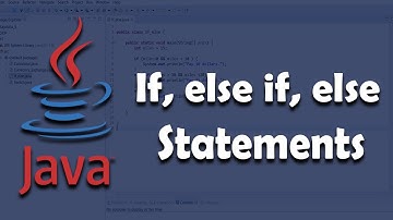 Java - If, else if, else statements ( Java Tutorial )