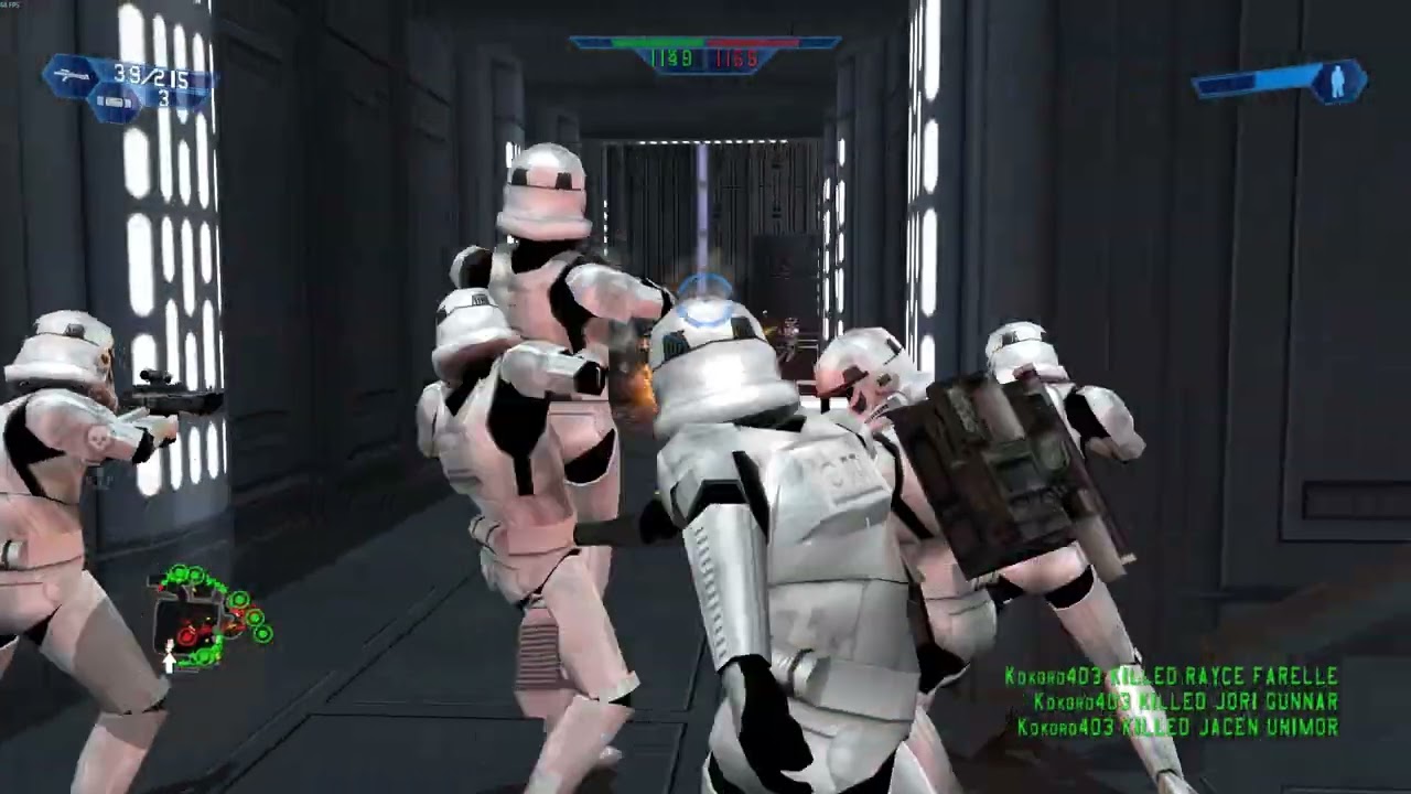 Star Wars Battlefront (2004) - Death Star: Interior but it's 200v200 gameplay Empire