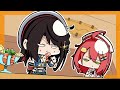 Subaru and miko fight over shrimp on a trip to okinawaanimated hololiveeng subsubarumikomio