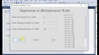 How to Create Multiplication Table in C# Windows Form Application? screenshot 5
